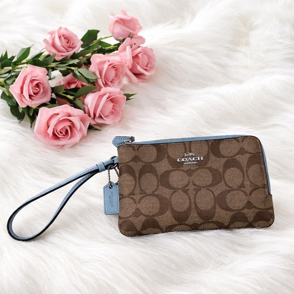 COACH Double Zip Wristlet Wallet - Picture 1 of 10